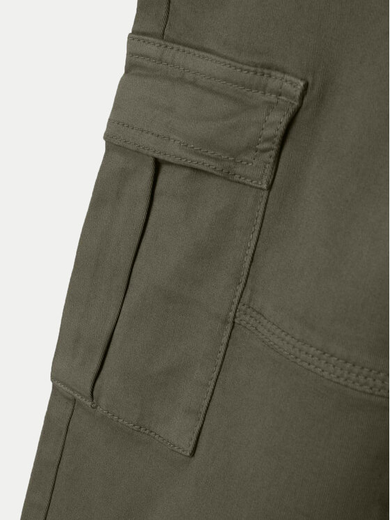 NAME IT NAME IT Hlače iz tkanine 13234676 Zelena Slim Fit