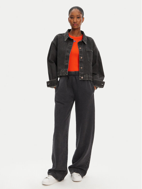 HUGO HUGO Spodnie dresowe Nolasa_B 50545019 Czarny Loose Fit