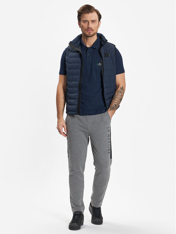 La Martina La Martina Polo VMP307 JS355 Granatowy Regular Fit