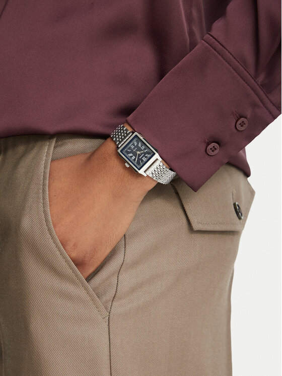 Casio Casio Zegarek LTP-B190D-2BVER Srebrny