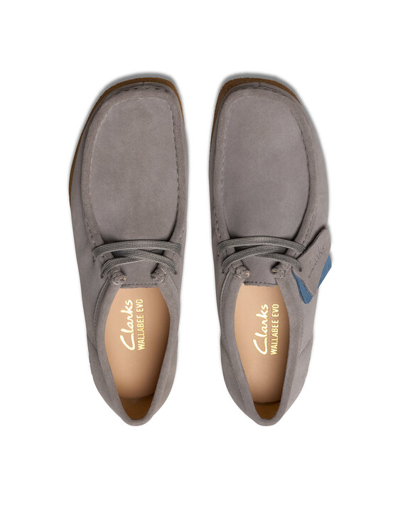 Clarks Clarks Félcipő WallabeeEVOSh 26181477 Szürke