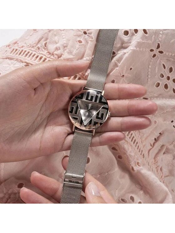Guess Guess Hodinky GW0527L1 Strieborná