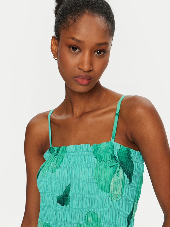 Seafolly Seafolly Poletna obleka Secret Garden 55375-DR Zelena Regular Fit