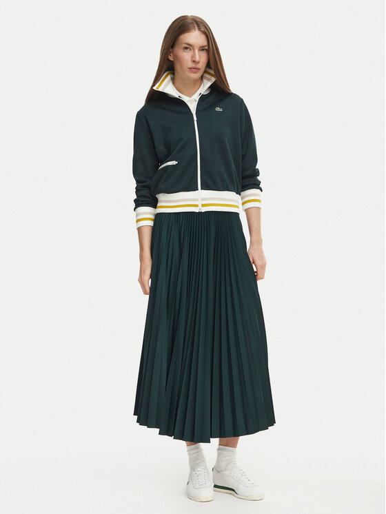 Lacoste Lacoste Μπλούζα SF5252 Σκούρο πράσινο Regular Fit