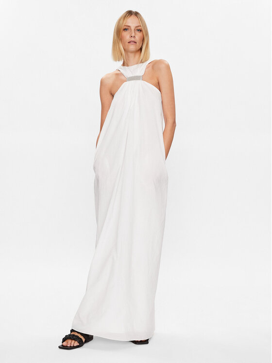 Fabiana Filippi Letné šaty ABD273B590 Biela Relaxed Fit