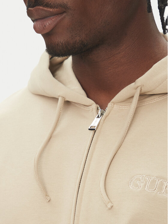 Guess Guess Суитшърт U5RQ02 KCO31 Бежов Regular Fit