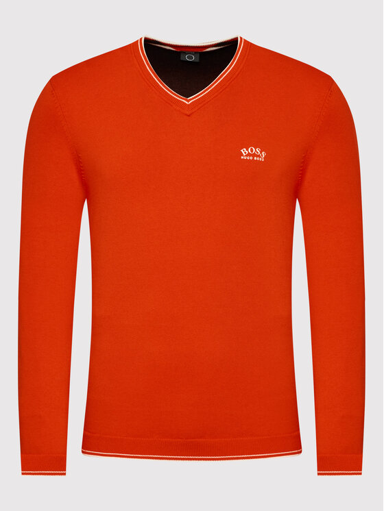 Clothing Hugo Boss Orange Pullover Herren BOSS Hugo Boss Leno P