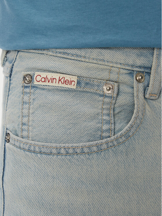 Calvin Klein Jeans Calvin Klein Jeans Jeans hlače 90S LV04RG701G Svetlo modra Straight Fit