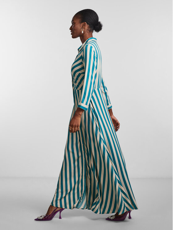 YAS YAS Vestito chemisier Savanna 26022663 Verde Loose Fit