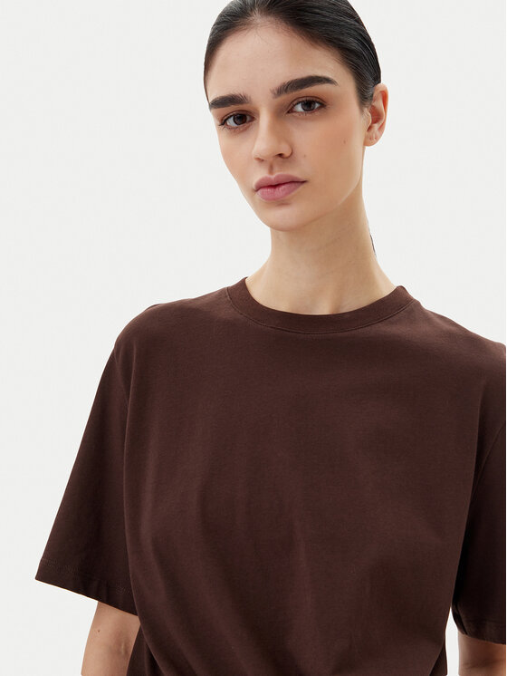 ViCOLO ViCOLO T-särk UD0043 Pruun Regular Fit