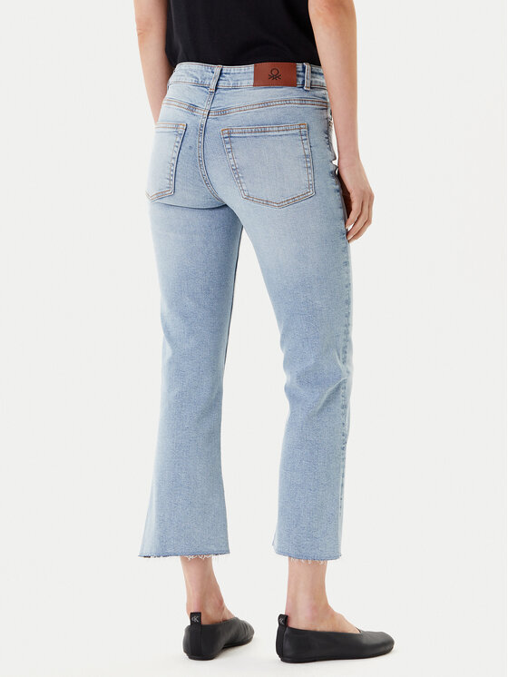 United Colors Of Benetton United Colors Of Benetton Farmer 4OTADE010 Kék Flare Fit