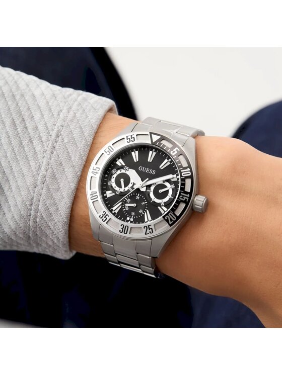 Guess Guess Hodinky GW0904G Strieborná