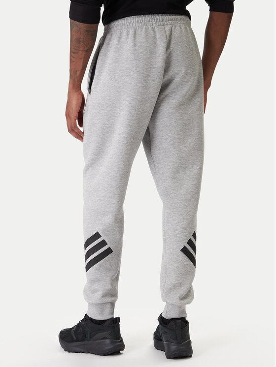 adidas adidas Sportinės kelnės Future Icons 3-Stripes JD4867 Pilka Regular Fit