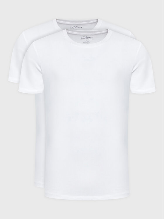 s.Oliver s.Oliver Set t-shirt majica﻿ 2125230 Bijela Slim Fit