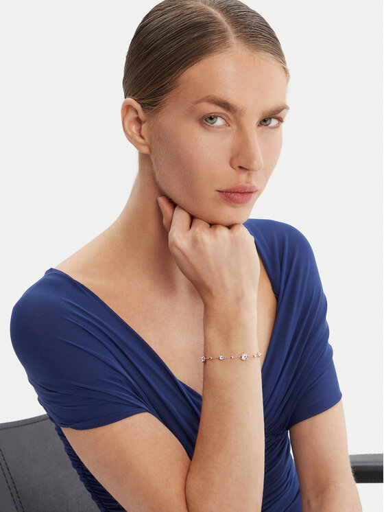 Swarovski Swarovski Zapestnica Imber 5730677 Rožnato zlato