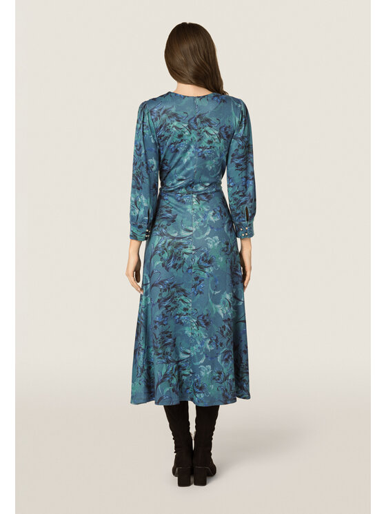 QUIOSQUE QUIOSQUE Každodenné šaty 102303 VIOLETTE DRESS Modrá Regular Fit