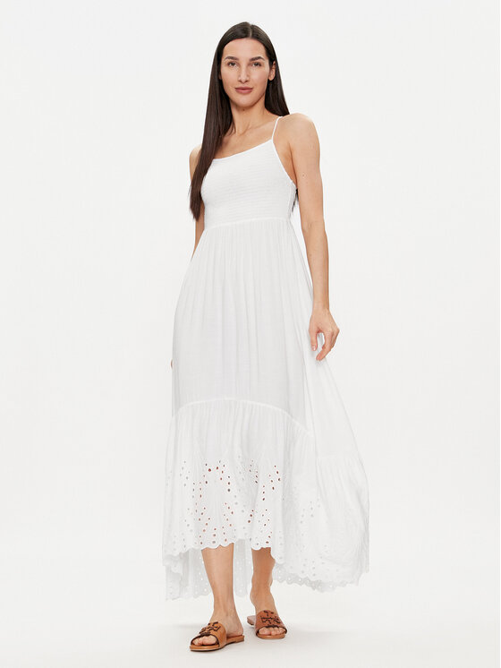 Maaji Maaji Sukienka codzienna 2123CLD003 Biały Regular Fit