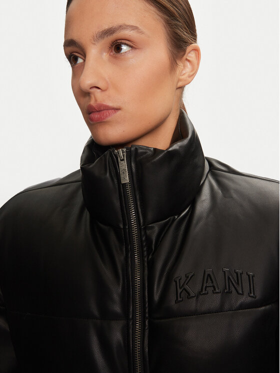 Karl Kani Karl Kani Μπουφάν χειμωνιάτικο Serif 61760010 Μαύρο Regular Fit