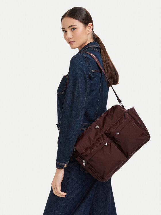 Guess Geantă J6YZ12 W2530 Vișiniu