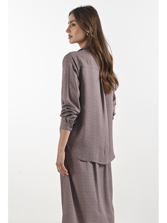 Femestage Femestage Halenka Femestage AB BASE BLU2990-M16 Hnědá Regular Fit