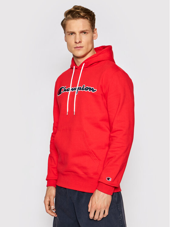 Champion satin script sales hoodie