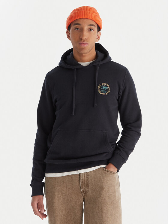 Billabong Billabong Džemperis ar kapuci EBYSF00176 Melns Regular Fit