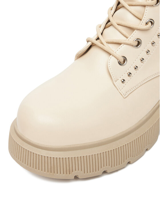 DeeZee DeeZee Schnürschuhe HX24026-1 Écru