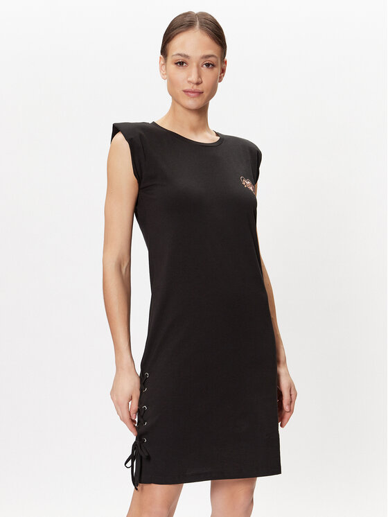 Liu Jo Rochie de zi WA3100 J5923 Negru Regular Fit Femei imagine noua