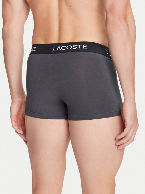 Lacoste Lacoste Komplektas: 5 poros trumpikių 5H1292 Pilka