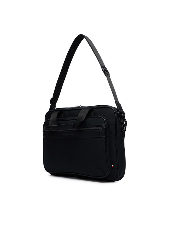 Tommy Hilfiger Tommy Hilfiger Τσάντα για laptop Th Repreve Computer Bag AM0AM14445 Μαύρο