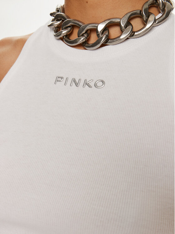 PINKO Pinko Top Distinto 100822 A22X Alb Regular Fit