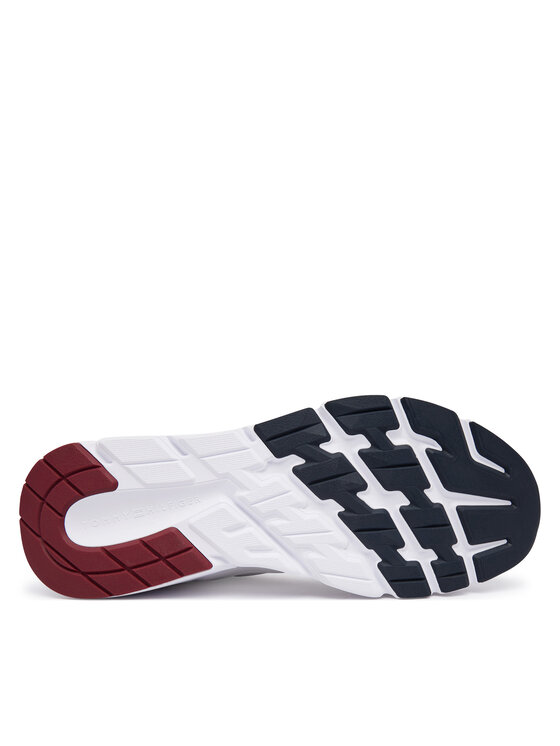 Tommy Hilfiger Tommy Hilfiger Sneakers Light Knitted Hilfiger Runner FM0FM06010 Weiß