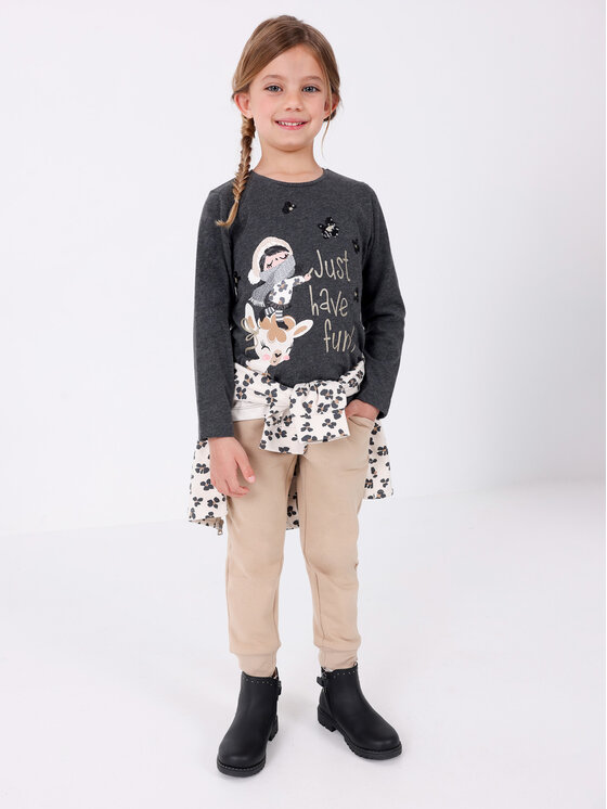 Mayoral Mayoral Majica 4.015 Siva Regular Fit