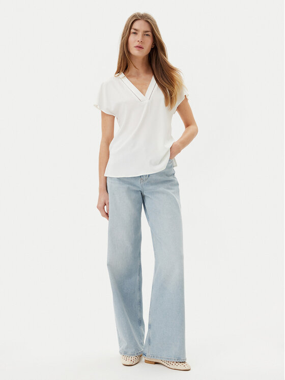 Vero Moda Vero Moda Halenka Bella 10327551 Bílá Regular Fit