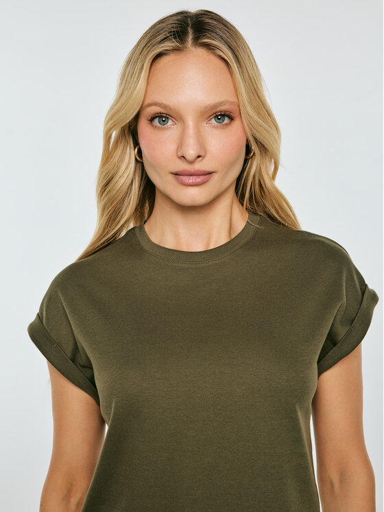 BIG STAR BIG STAR T-Shirt ADELA Zielony Comfort Fit