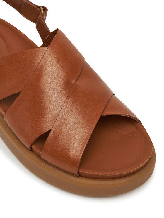 Clarks Clarks Basutės Aristella Sun 26181258 Ruda