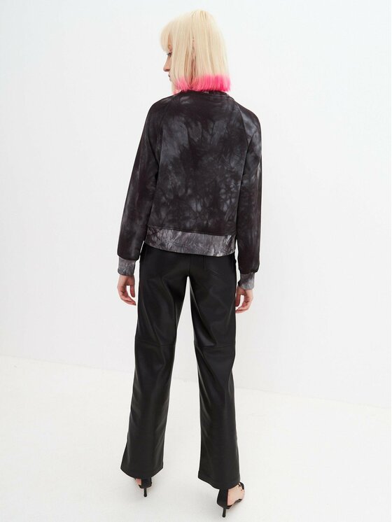 Manii'ta Lacitta Manii'ta Lacitta Komplet dresowy Printed Sweatshirt Szary Regular Fit