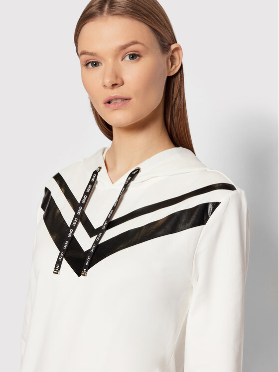 Liu Jo Sport Liu Jo Sport Φόρεμα υφασμάτινο TA2189 F0090 Λευκό Regular Fit
