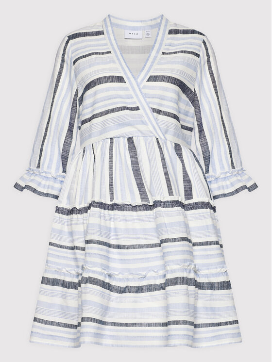 Vila Vila Повсякденна сукня Etni 14074203 Блакитний Regular Fit