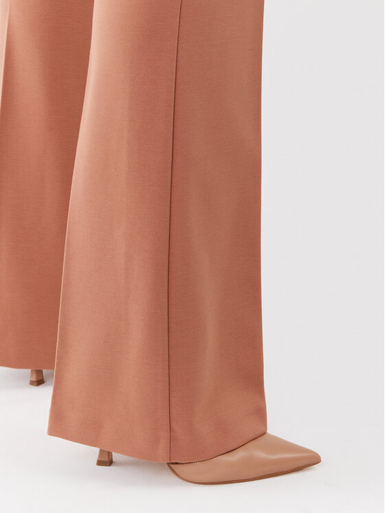 PINKO Pinko Bavlnené nohavice Hulka Pantalone 100054 A15M Hnedá Regular Fit