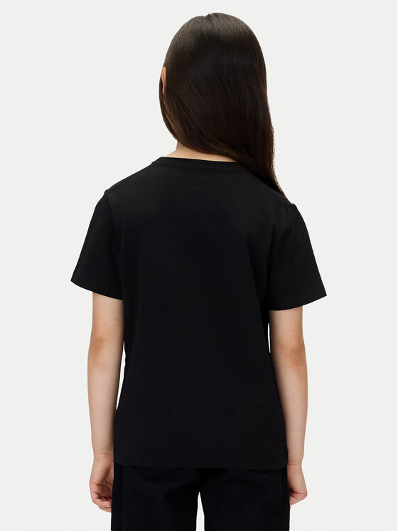 Calvin Klein Jeans Calvin Klein Jeans T-Shirt Chest Monologo IU0IU00719 Schwarz Regular Fit
