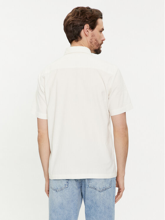 Selected Homme Selected Homme Koszula 16088352 Biały Relaxed Fit