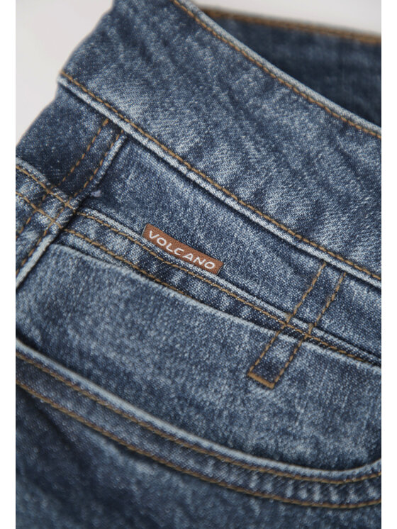 Volcano Volcano Jeansy D-JERRY 57 Niebieski Regular Fit