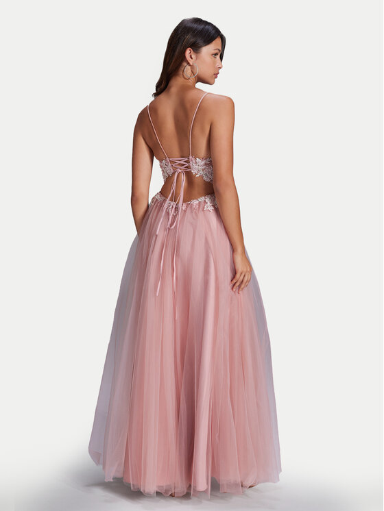 Hey Kyla Swing Večernja haljina 5AH013HK Ružičasta Slim Fit
