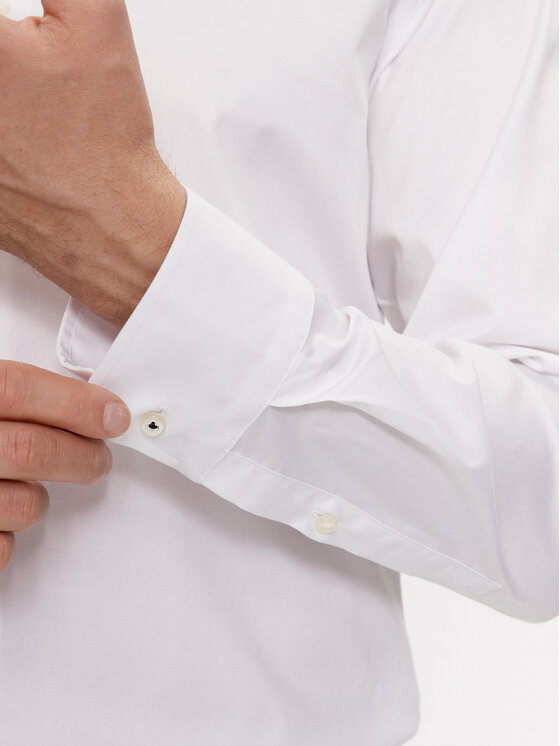 JOOP! JOOP! Särk 30034392 Valge Slim Fit