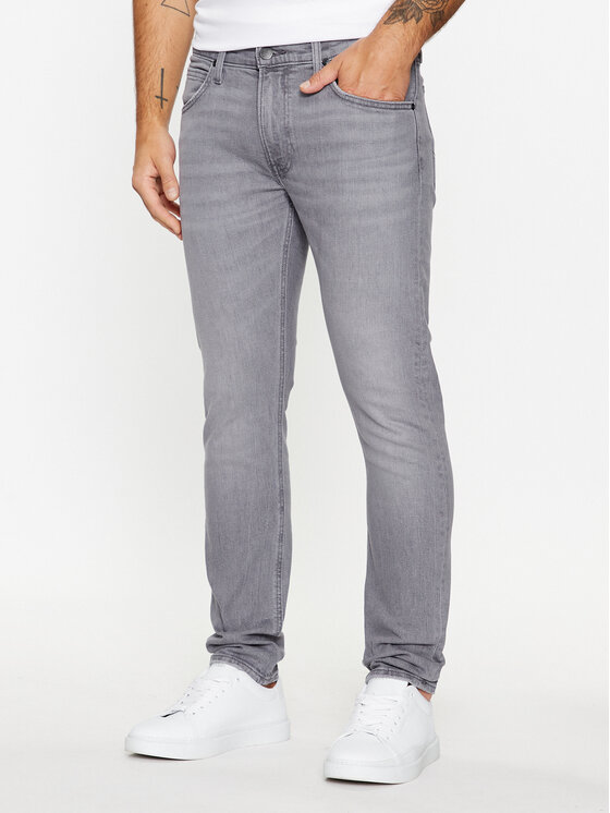 Lee Lee Džinsai 112342248 Pilka Slim Fit