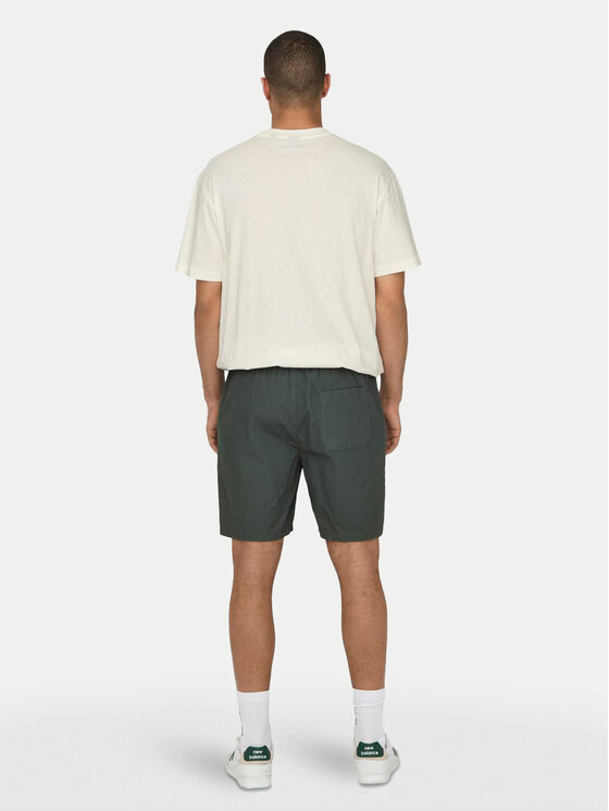 Only & Sons Only & Sons Шорти от плат Tel 22027949 Сив Regular Fit