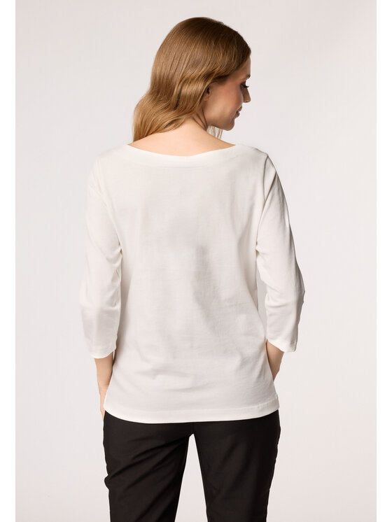 QUIOSQUE QUIOSQUE Blúzka Quiosque 1VF002100 Biela Regular Fit