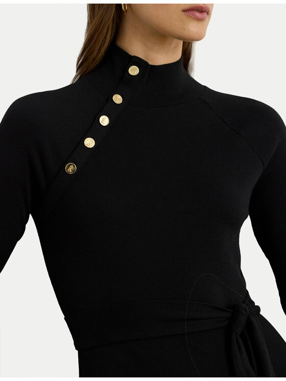 LAUREN RALPH LAUREN LAUREN RALPH LAUREN Džemper haljina 200980036001 Crna Slim Fit