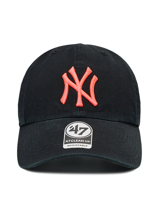 47 Brand Czapka Z Daszkiem MLB New York Yankees B-RGW17GWSNL-BKC Czarny ...